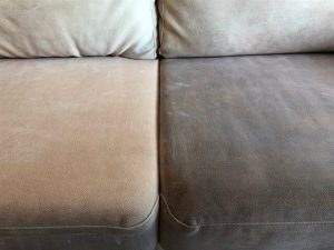 ניקוי ספות בד דוחה כתמים לפני ואחרי - WeClean